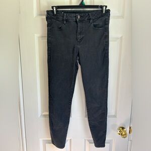 Woman size 12 regular Black American Eagle Jeans